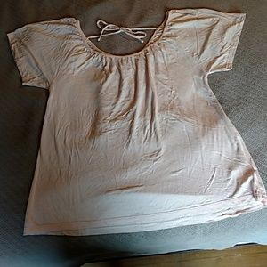 Pink Flutter sleeve top